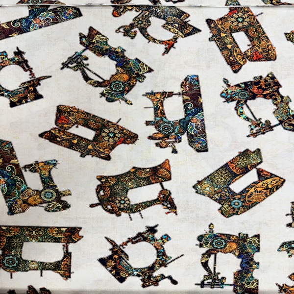 3125 Tejido para patchwork, estampado máquinas de coser - Imagen 1